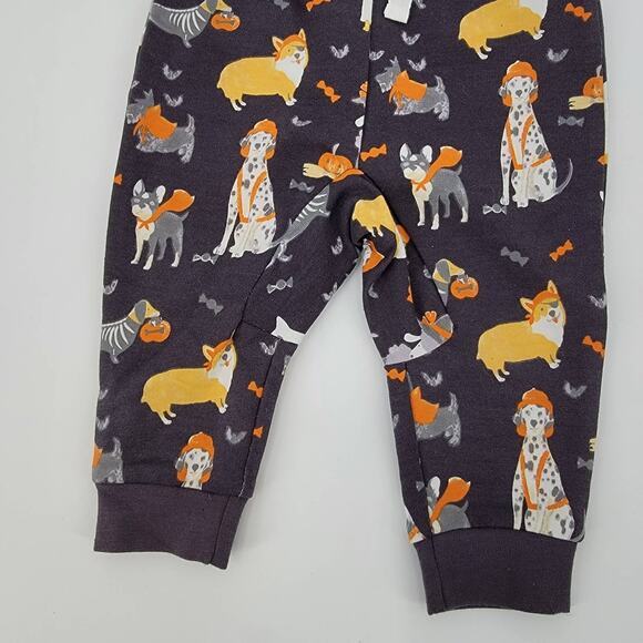 Tommy Bahama Baby Fall Halloween Dogs In Costume Harem Pants Size 0-3 Months‎ - Picture 4 of 6